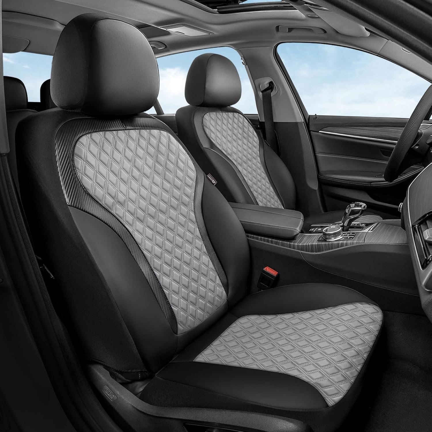 Detalle de Coverado Front Seat Covers, PU Leather