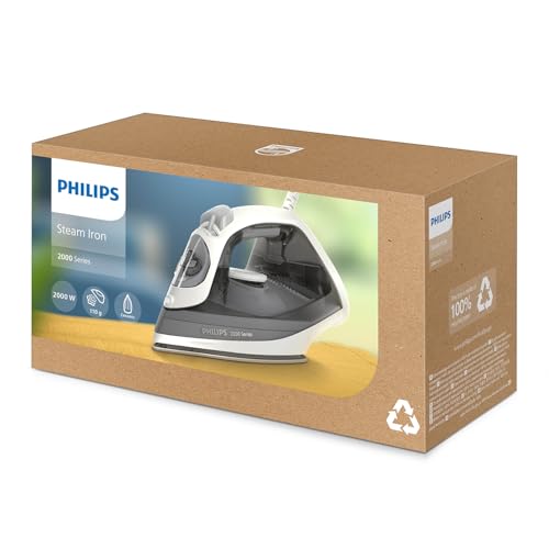 Thumbnail 7 de PHILIPS Fer à repasser 2000 W — vapeur 25 g/min, semelle céramique, réservoir 250 ml
