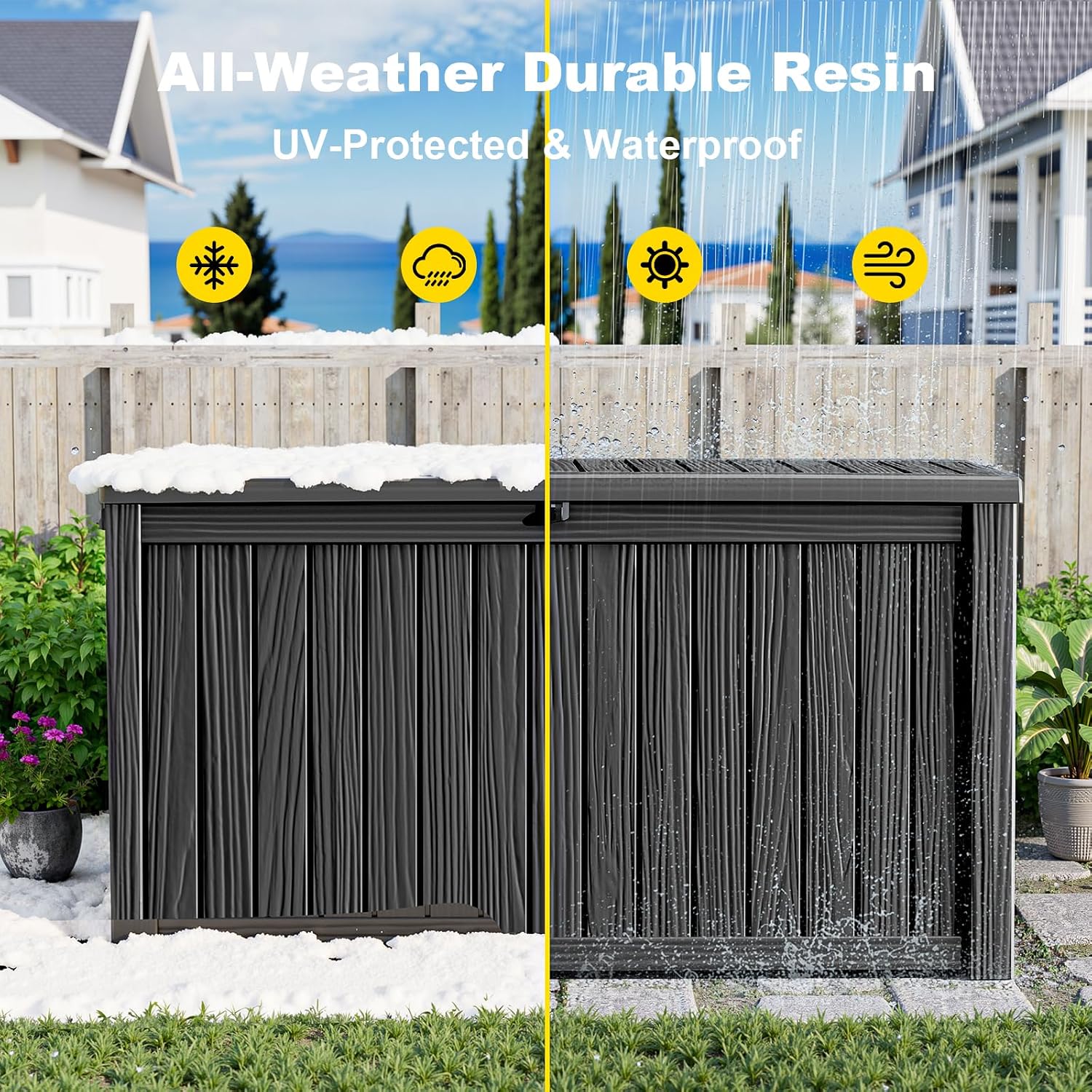 Detalle de EasyUp Outdoor Storage Box, 400 Gal