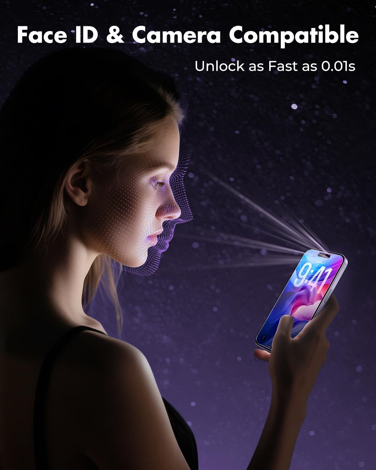 Thumbnail 5 de UNBREAKcable UBXi800 iPhone 17 Screen Protector, 2-Pack Tempered Glass