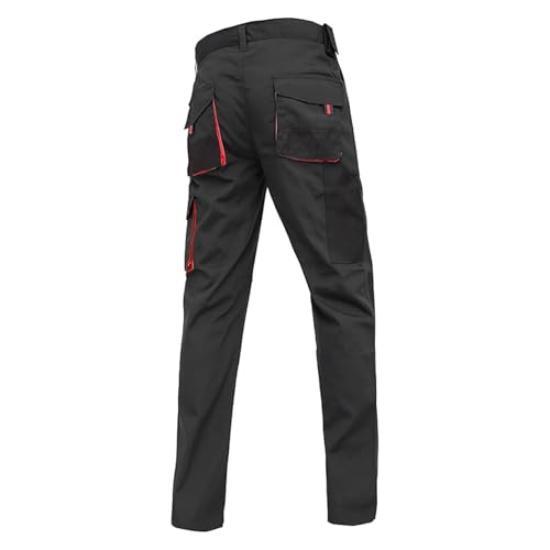 Thumbnail 3 de WORK IDEA - Pantalon de travail pour homme avec genoux en Oxford, brun, 4XL
