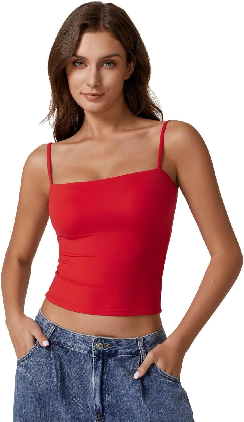 Detalle 2 de QINSEN Double Lined Tank Top 75% Nylon