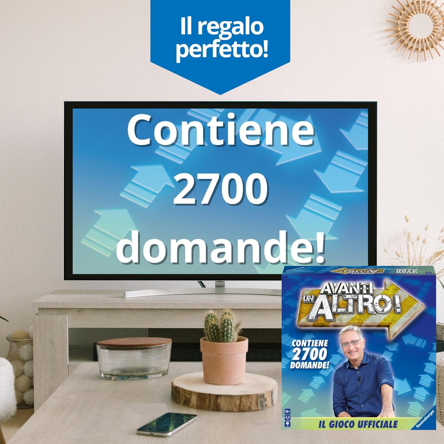 Detalle 2 de Ravensburger Avanti un Altro – Gioco da tavola per adulti e bambini (da 14 anni) | 3–5 giocatori