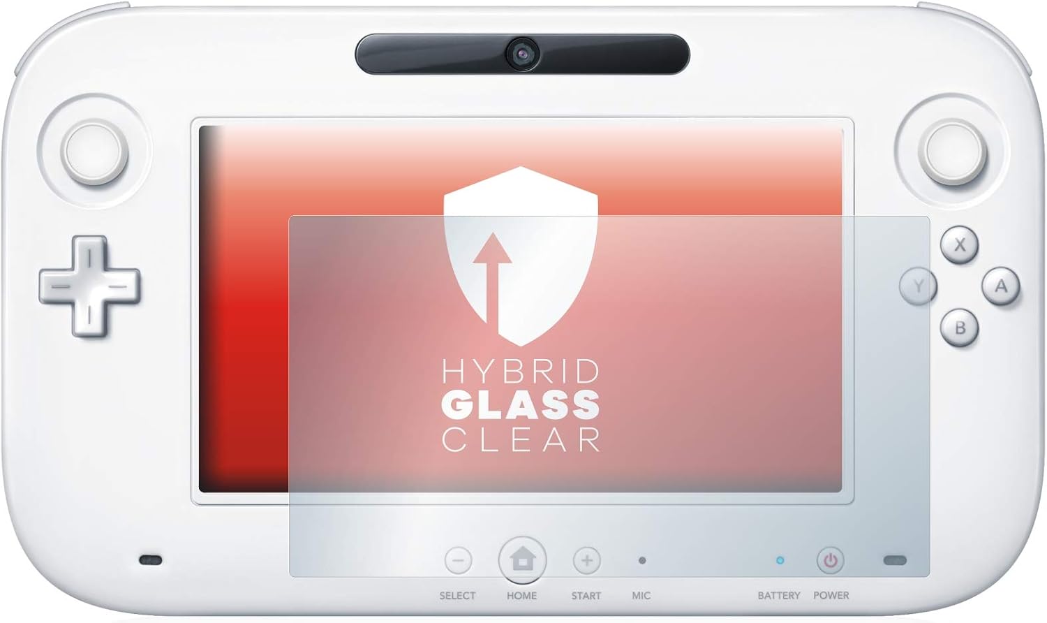 Thumbnail 1 de upscreen Screen Protector Film for Nintendo Wii U GamePad (Controller) – 9H Hybrid Glass, Scratch-Resistant