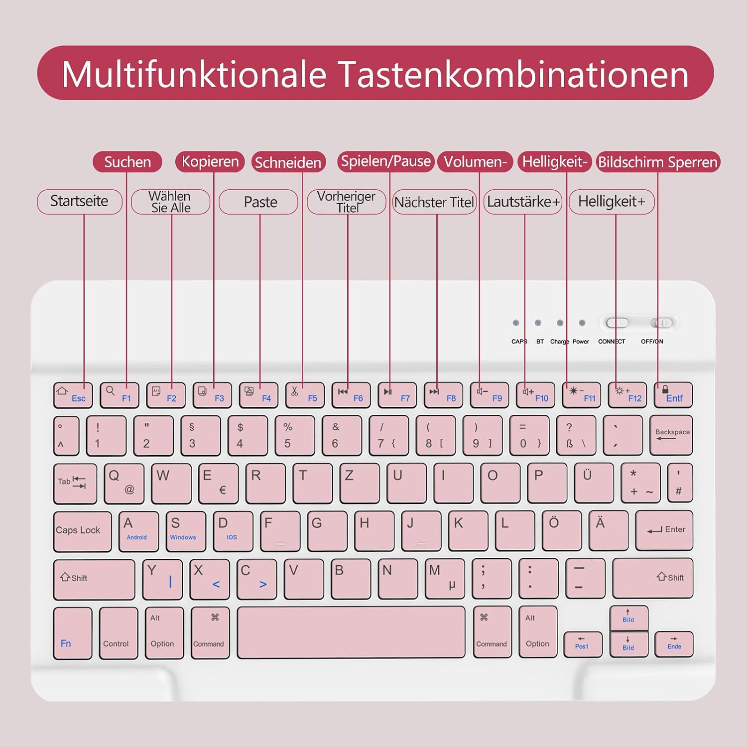Thumbnail 5 de TQQ Tastaturhülle 11 Zoll