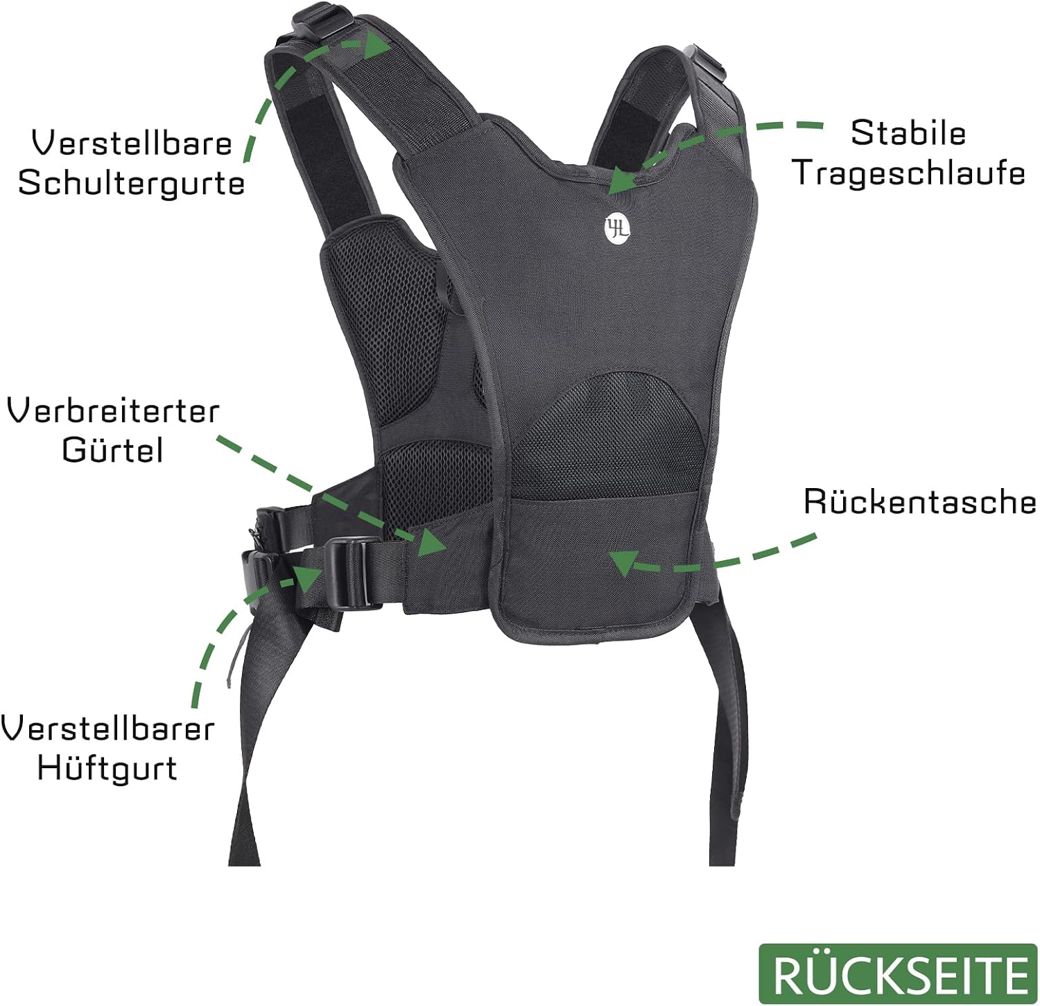 Detalle de 4J LEDR Kamera-Tragegurt – Brustgurt-System für sichere Fotoabenteuer