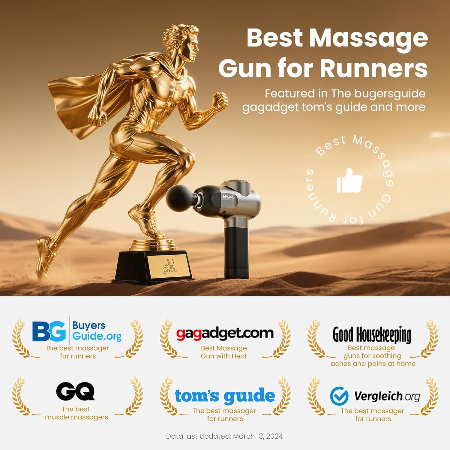 Thumbnail 5 de BOB AND BRAD C2 Massage Gun 5-speed