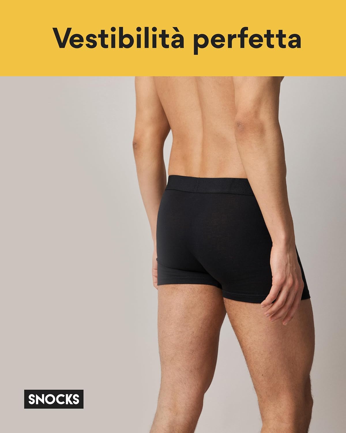 Thumbnail 2 de Snocks Pacco 6 Boxer Uomo Cotone Biologico Elasticizzato – Comfort quotidiano senza etichette irritanti