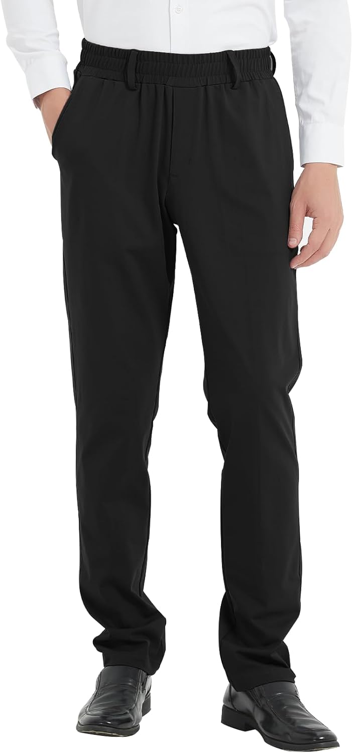 Thumbnail 1 de LETAOTAO Mens Elastic Waist Pants for Seniors with Magnetic Closures