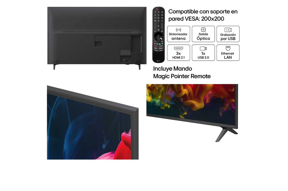 Detalle de LG QNED evo MiniLED AI QNED8E 50'' (50QNED80EB3.80E): opinión de compra y cuándo conviene