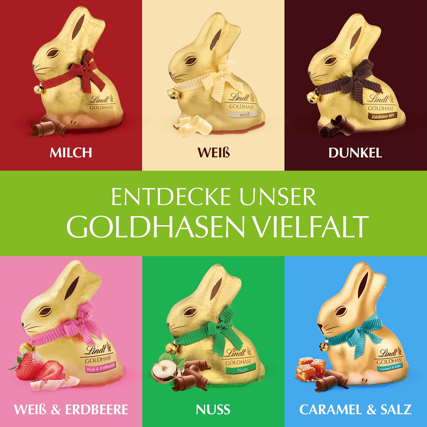 Thumbnail 5 de Lindt GOLDHASE Schokolade 4 x 100 g