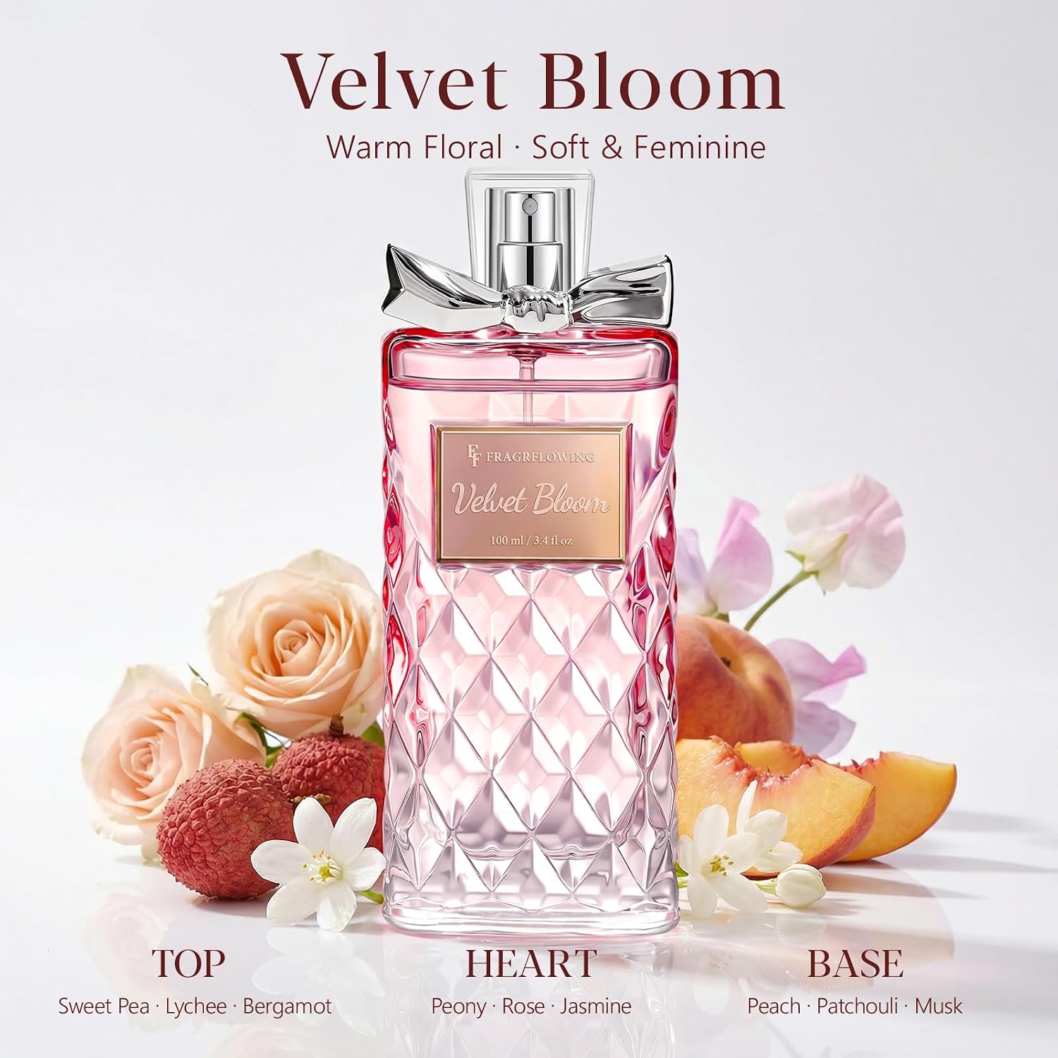 Detalle de Velvet Bloom Floral Perfume, 3.4 fl oz