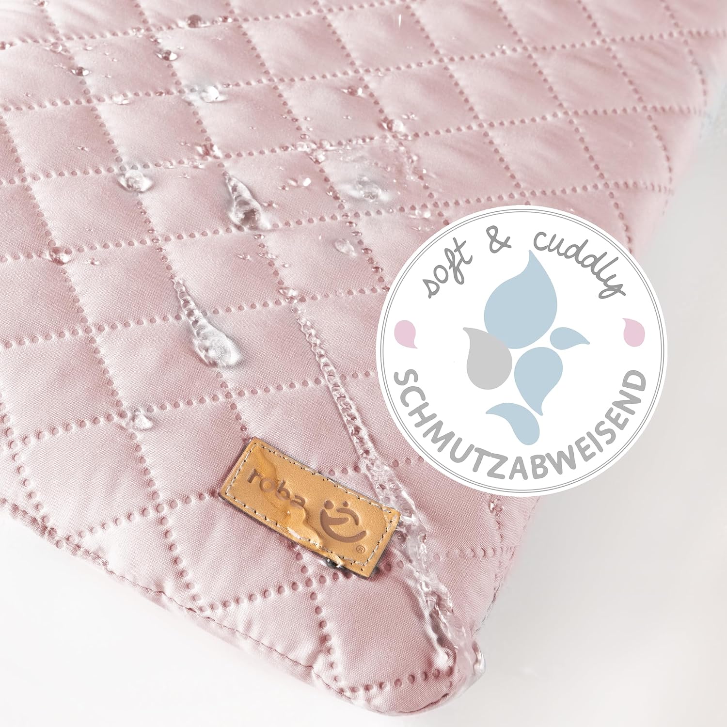 Detalle 2 de roba Style 318052V229 kinderstoelkussen, roze, waterdicht en tweedelig