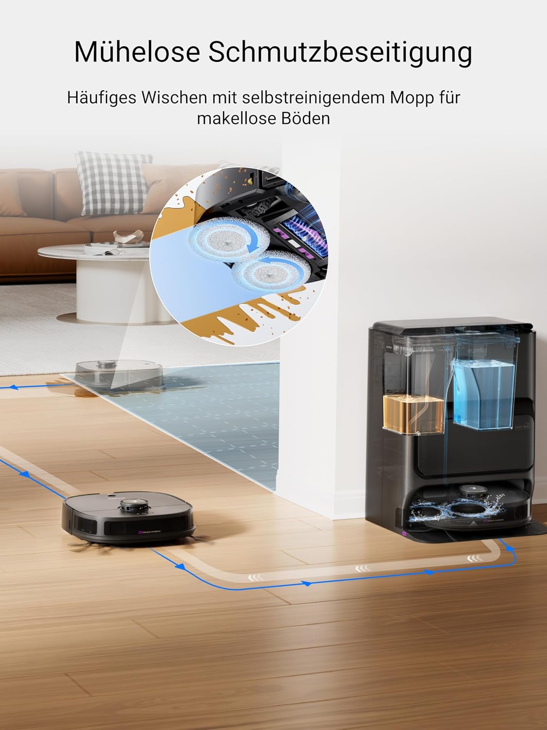 Detalle de Eureka J12 Ultra Saugroboter 5000 Pa