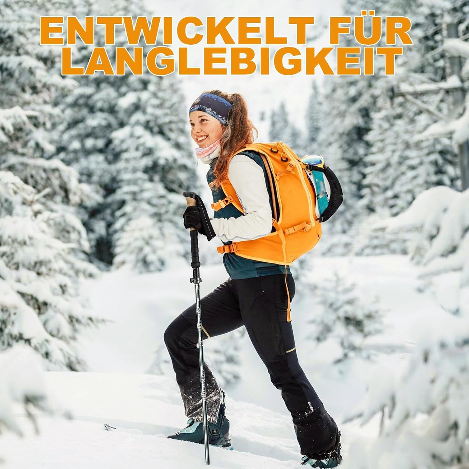 Thumbnail 6 de COVACURE Wanderstöcke Nordic Walking Stöcke 110–130 cm faltbar & verstellbar (2026Upgrade-Modell)
