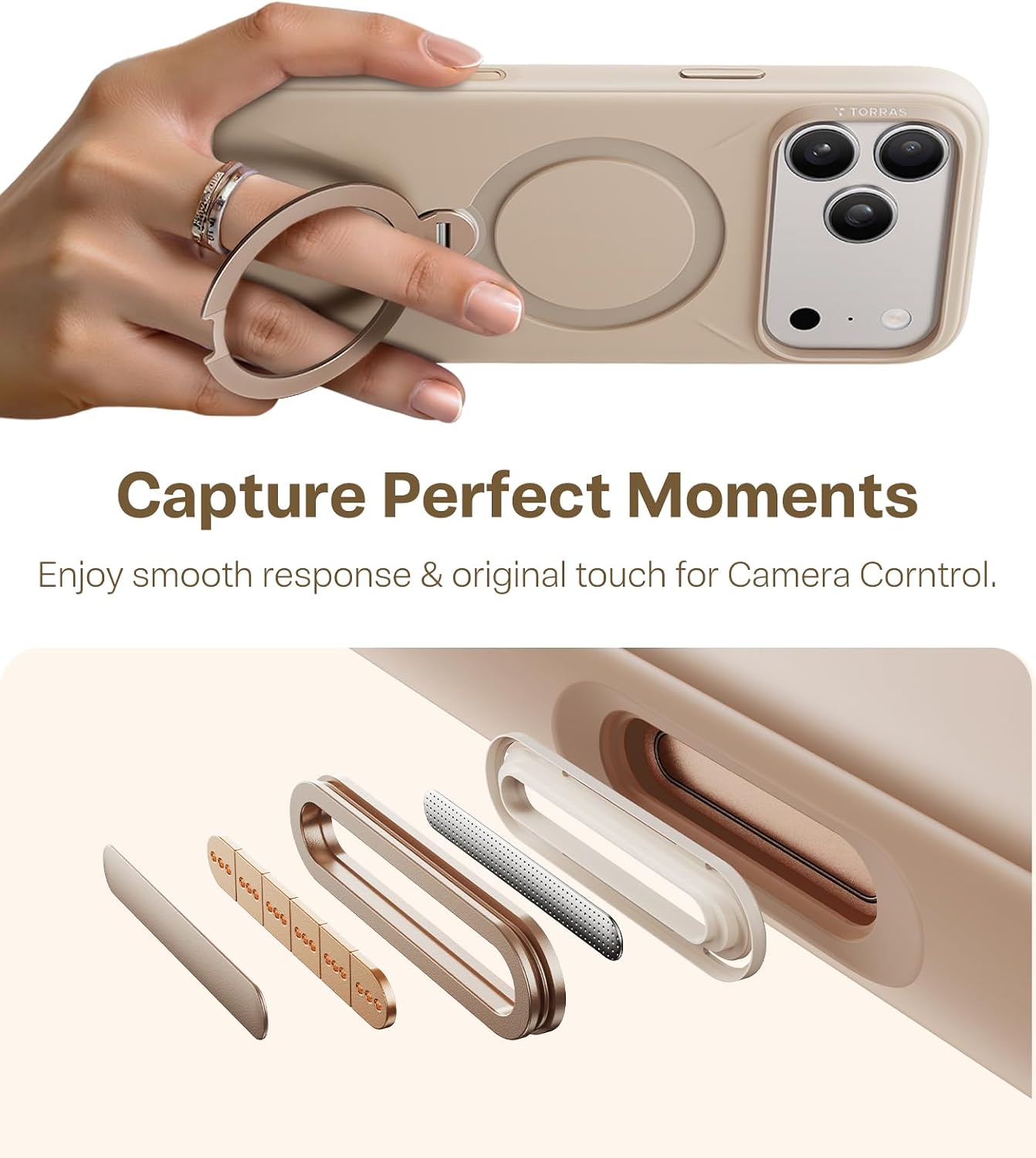 Thumbnail 5 de TORRAS Silicone Phone Case for iPhone 17 Pro Max