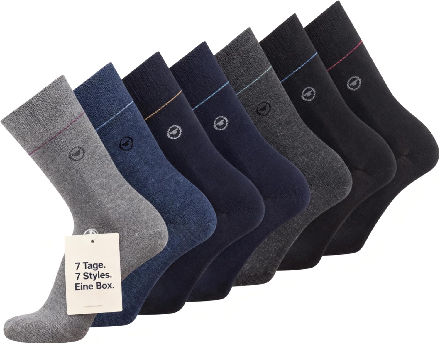 Detalle de TOM TAILOR Socken 7er Pack Größe 39-42 👞
