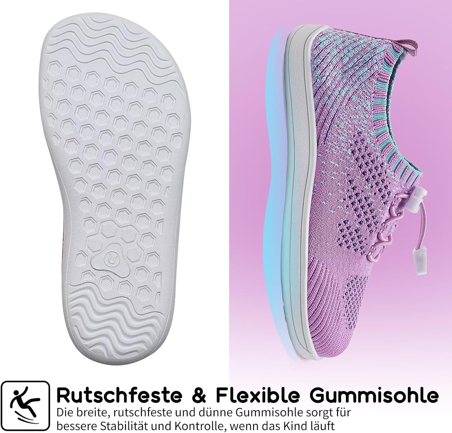 Thumbnail 4 de Barfußschuhe Kinder mit Zehenbox Knit