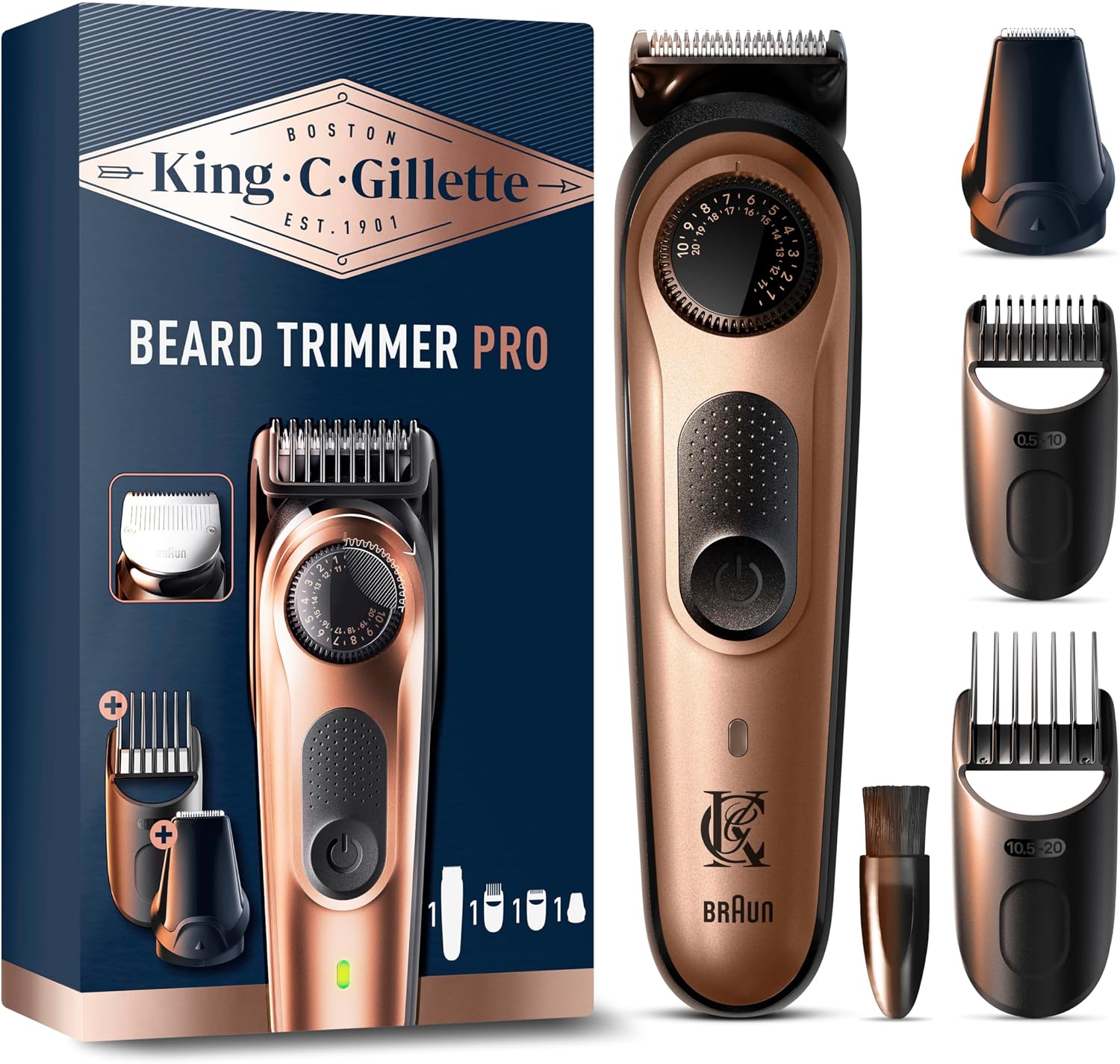 Detalle de Gillette King C tondeuse barbe 40 longueurs ✂