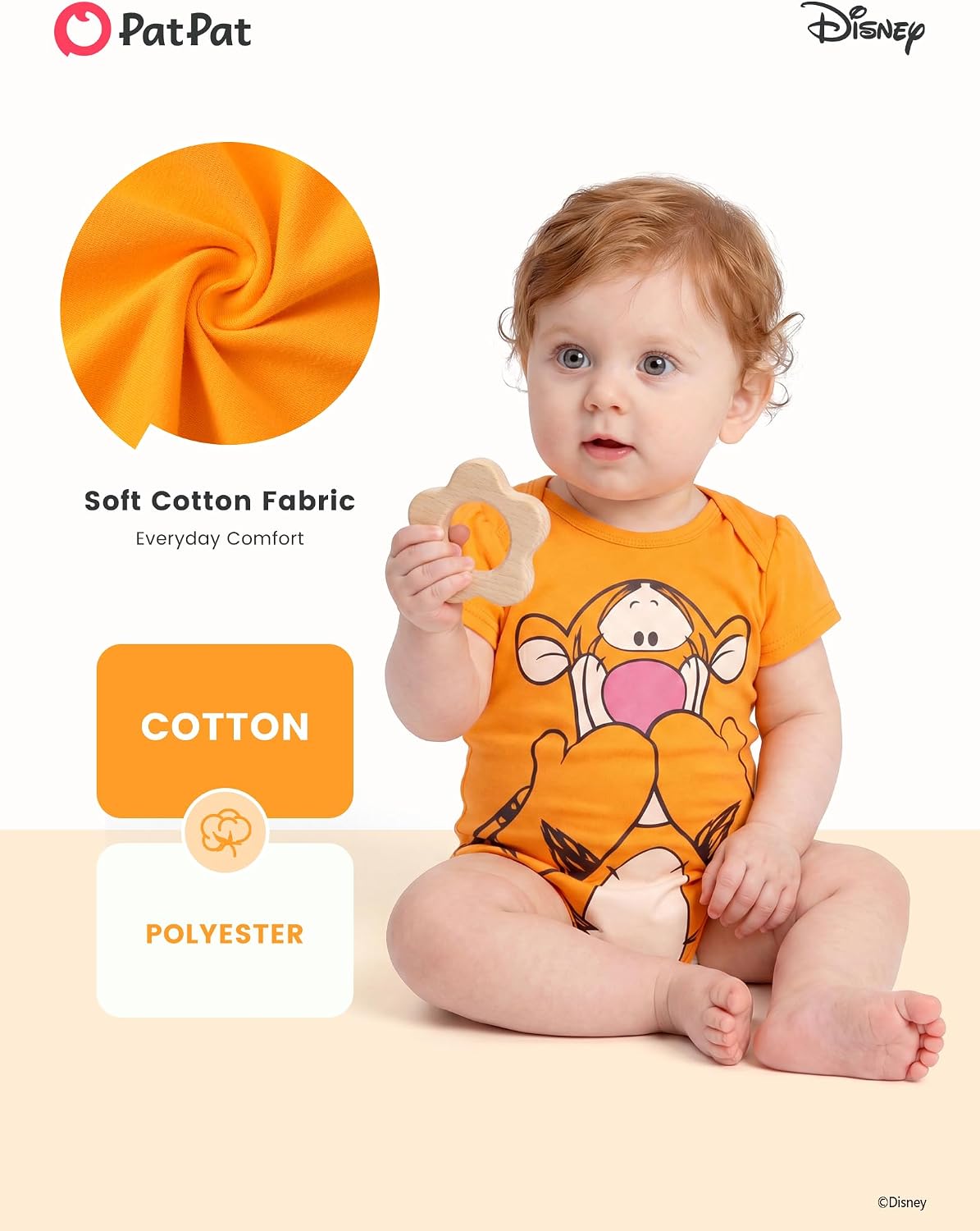 Detalle 2 de Disney baby bodysuit, 0 to 18 months