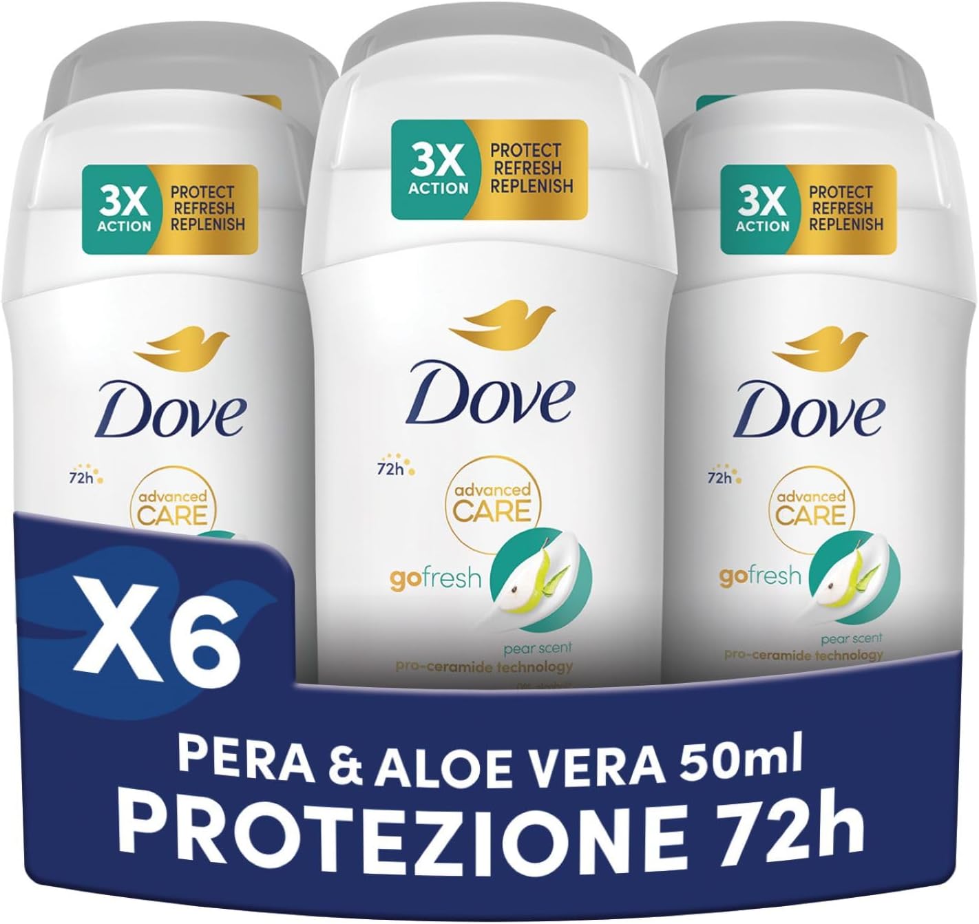 Thumbnail 6 de Dove Deodorante Stick Go Fresh, 72 ore