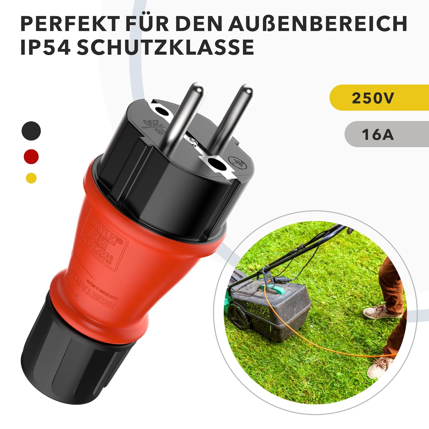 Thumbnail 3 de RedStar24 Schuko Stecker 10er Set 🔌