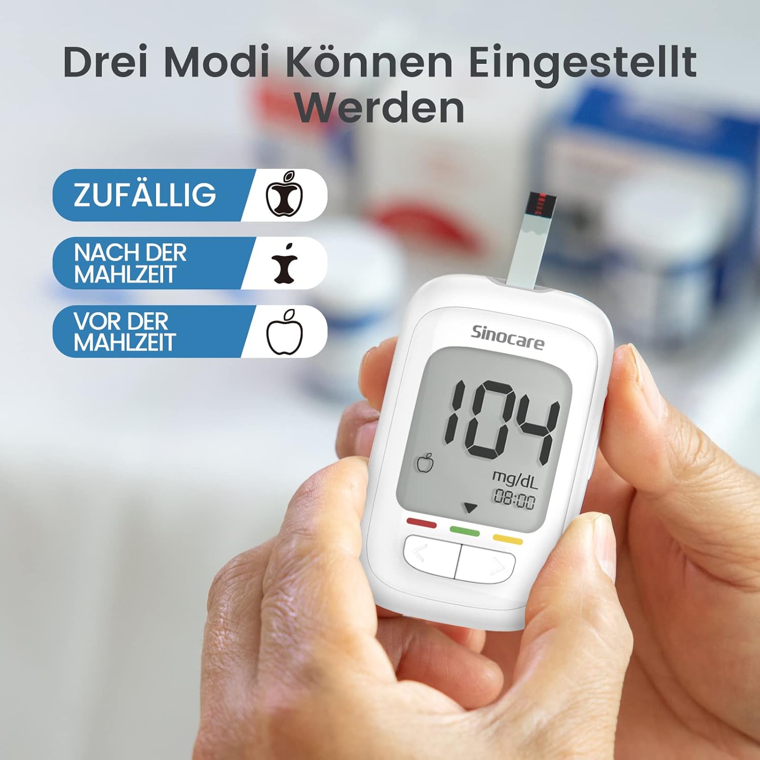 Thumbnail 6 de sinocare Safe AQ pro I 50 Kit Blutzuckermessgerät