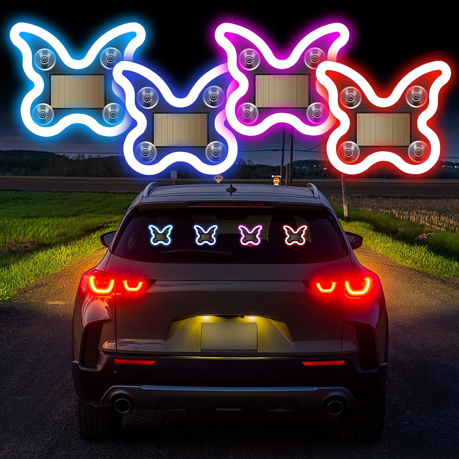 Detalle de GCZCC Car Window Ambient Lights 2-Piece