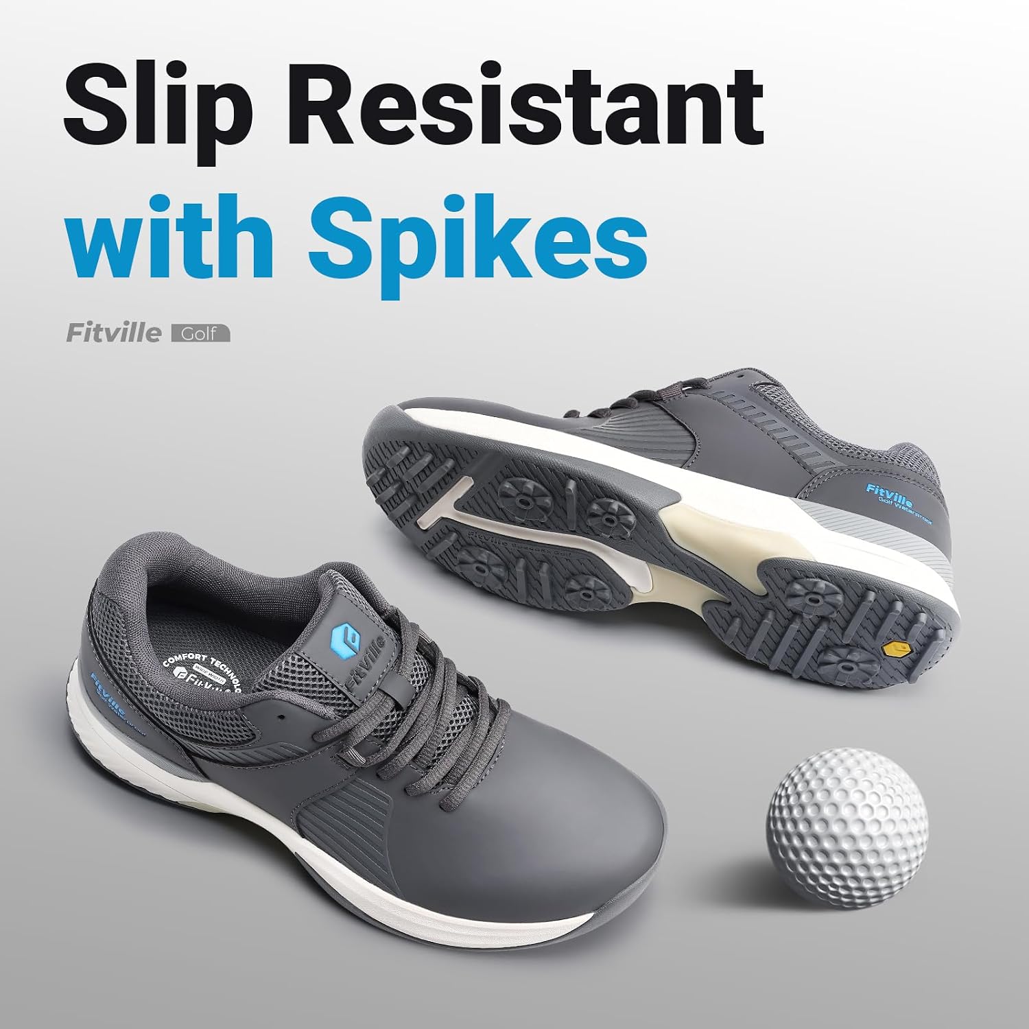 Detalle de Extra Wide Golf Trainers FitVille