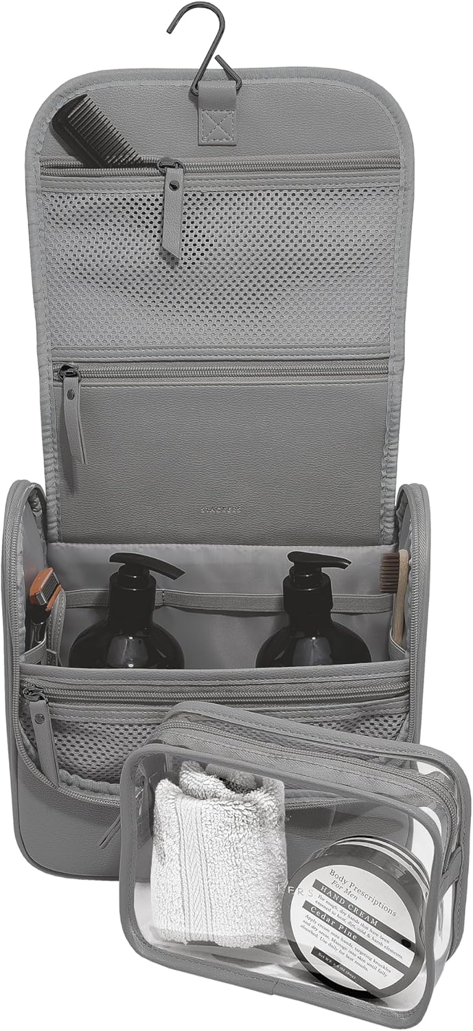 Detalle de Stackers Slate Grey Hanging Wash Bag