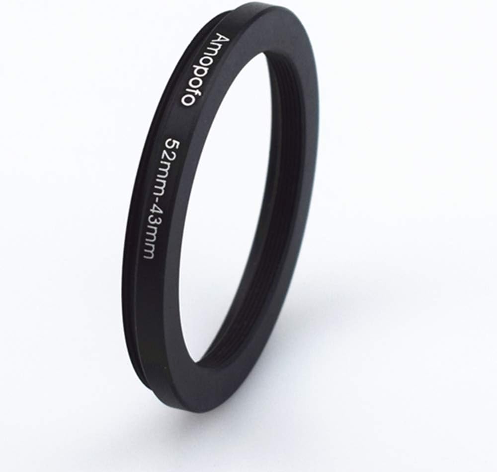 Thumbnail 5 de 52mm-43mm Step-down Filteradapter Ring – Metall-Adapterring von Kamera-Objektiv, 52mm auf 43mm Gewinde