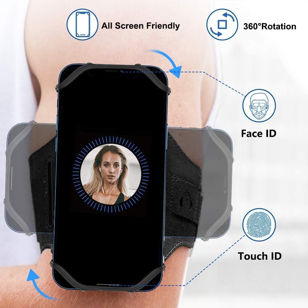 Detalle de VUP Running Armband 360° Rotatable for 4–6.7 Inch Phones