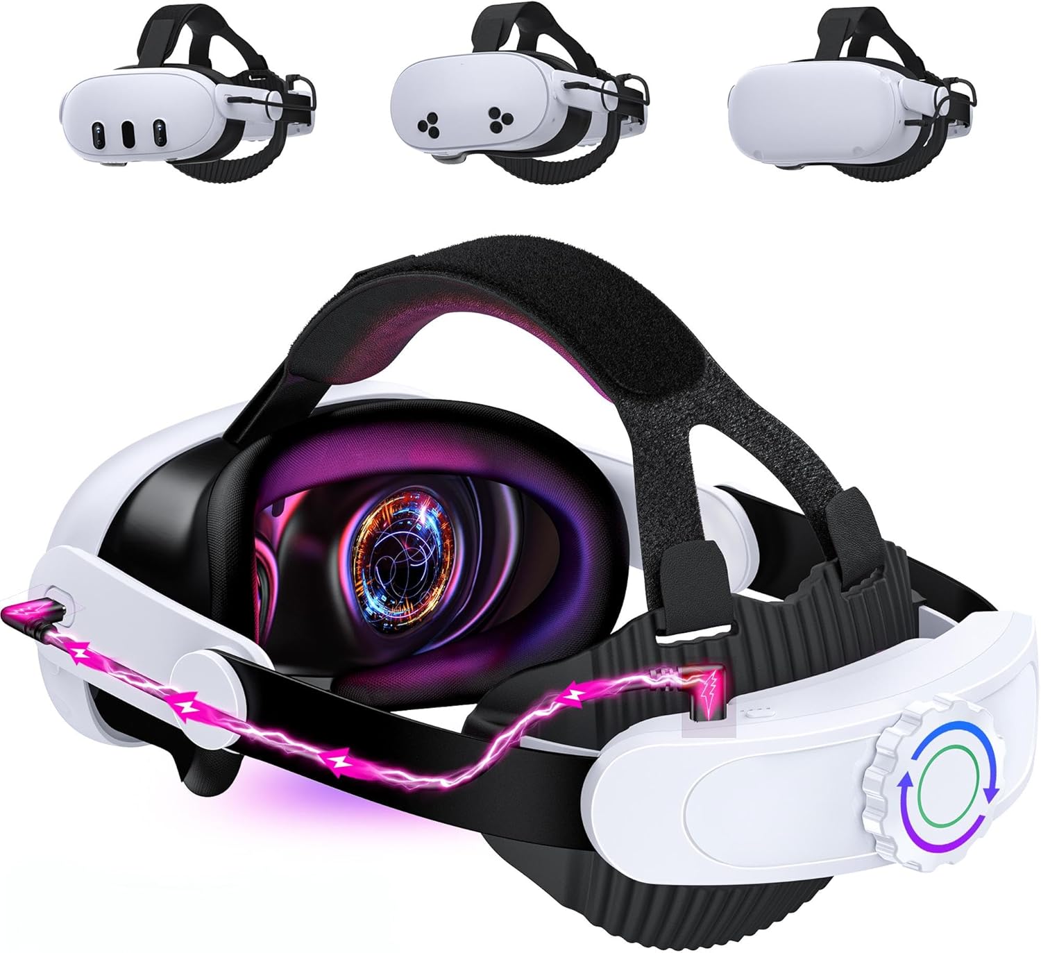 Detalle de HELLCOOL Head Strap Replacement for Meta Quest 3S/3/2