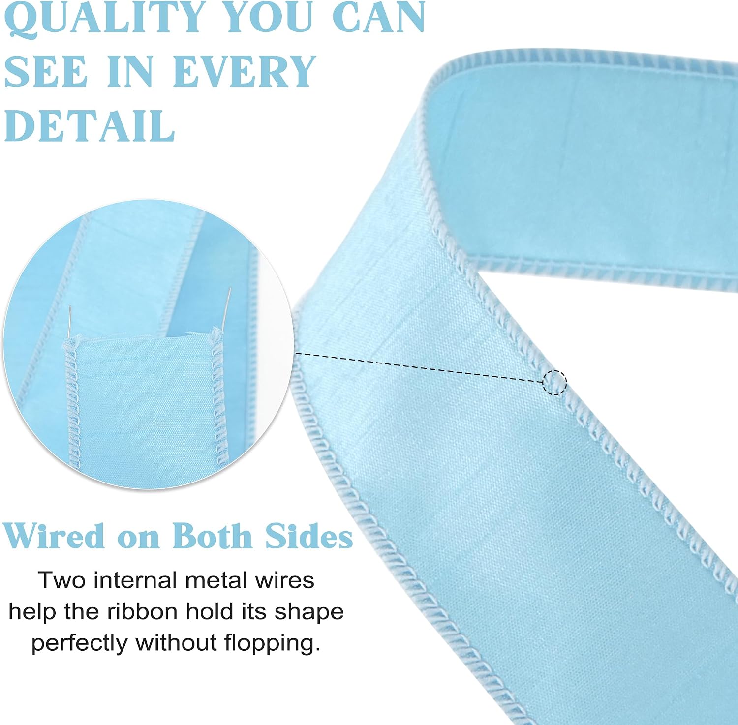 Thumbnail 3 de MEEDEE Wired Ribbon, 1.5-Inch