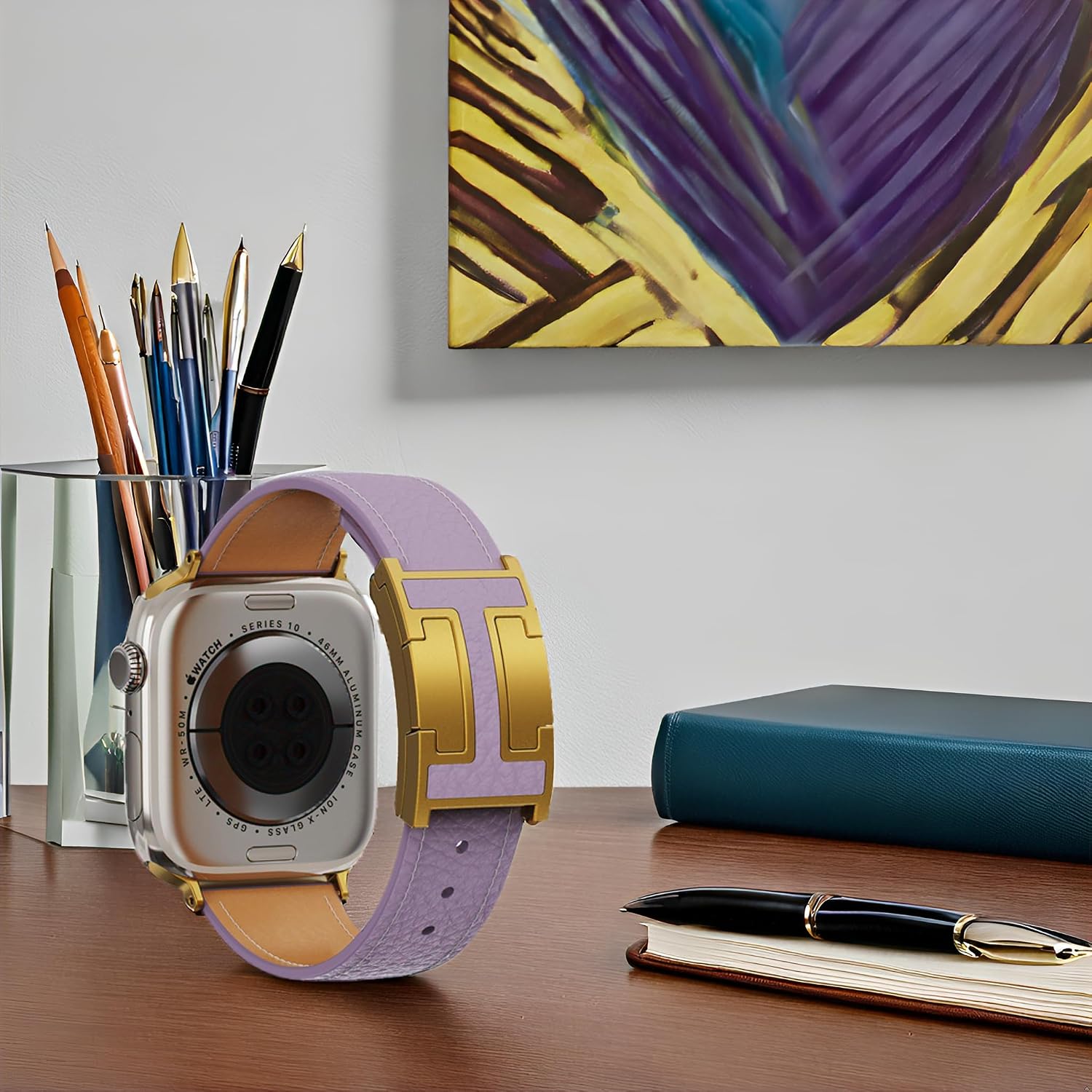 Thumbnail 6 de Magnetisches Lederarmband für Apple Watch Ultra