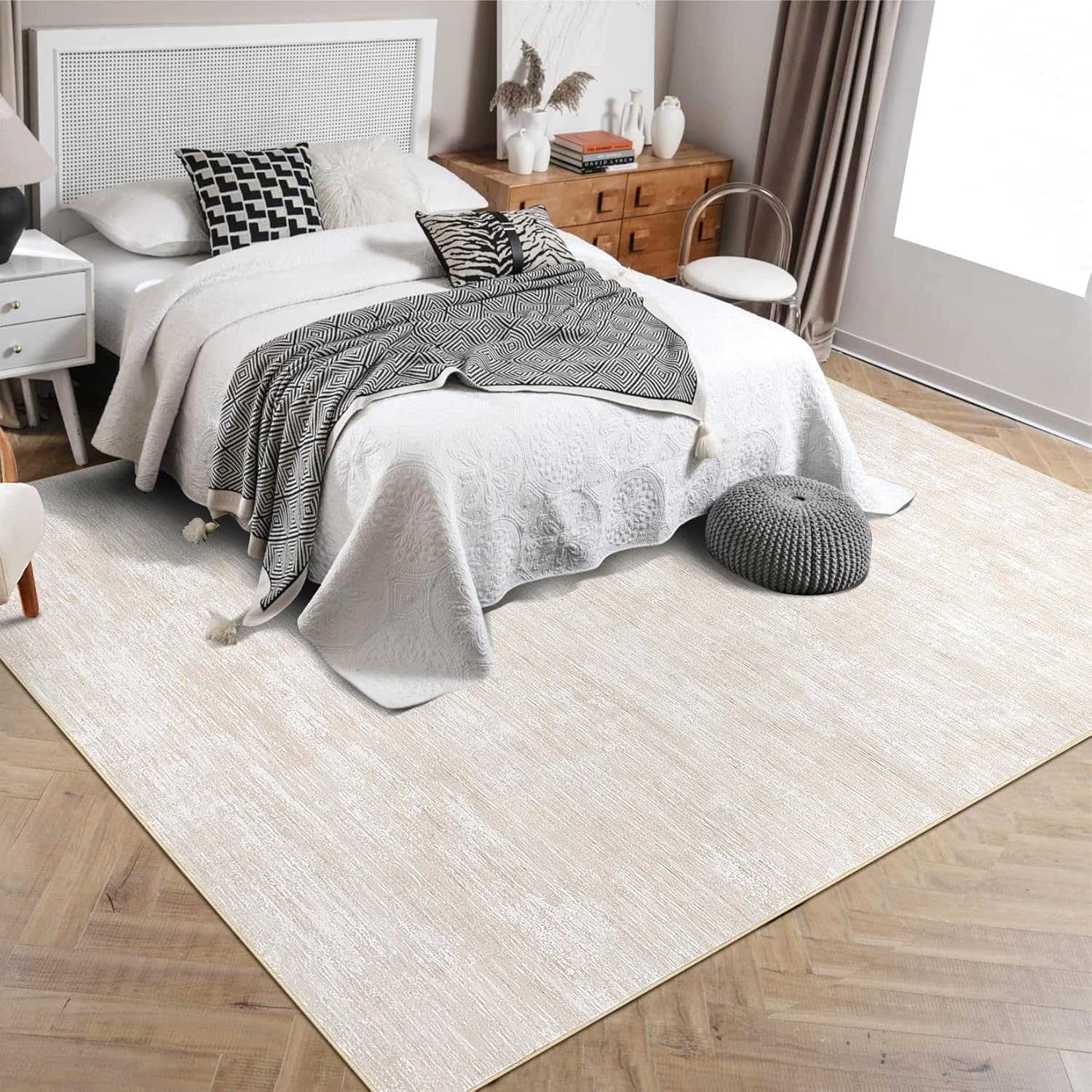 Detalle 2 de RUGSREAL 9x12 Machine Washable Area Rug
