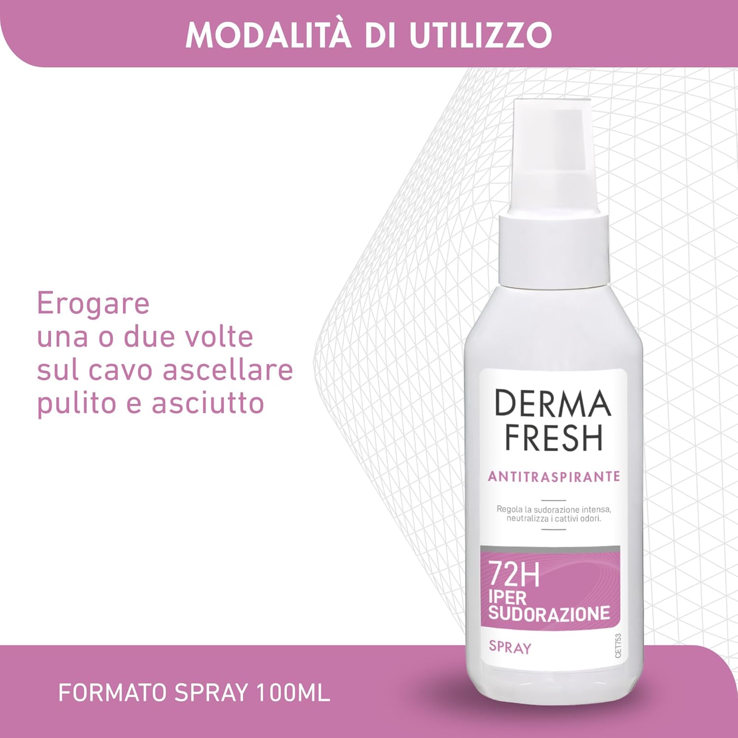 Thumbnail 5 de Dermafresh Ipersudorazione Efficace 72H – Deodorante antitraspirante spray 100 ml