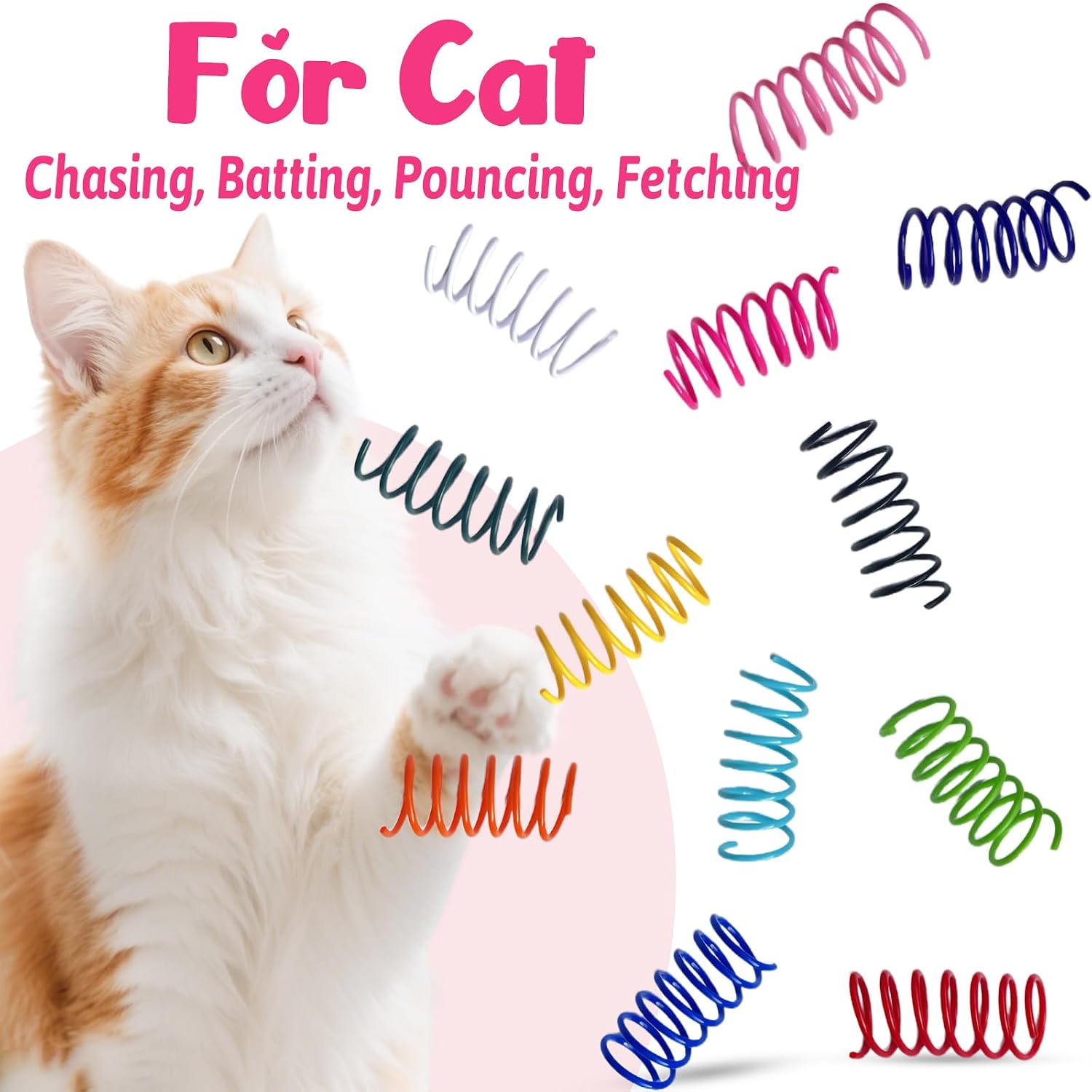 Detalle 2 de Cat spring toys, 60-pack