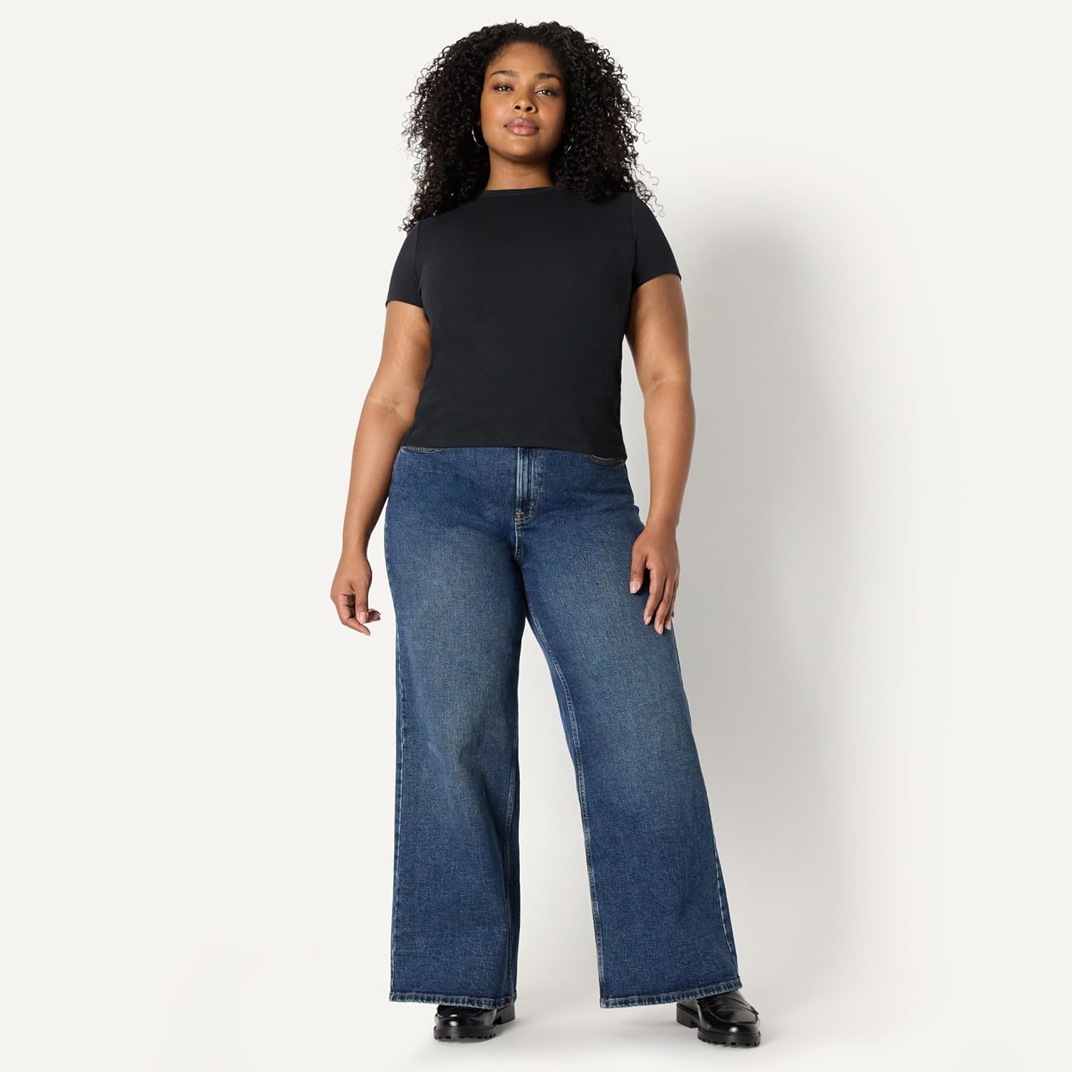 Thumbnail 6 de Amazon Essentials Women's Slim-Fit Stretch Rib Short-Sleeve Tee