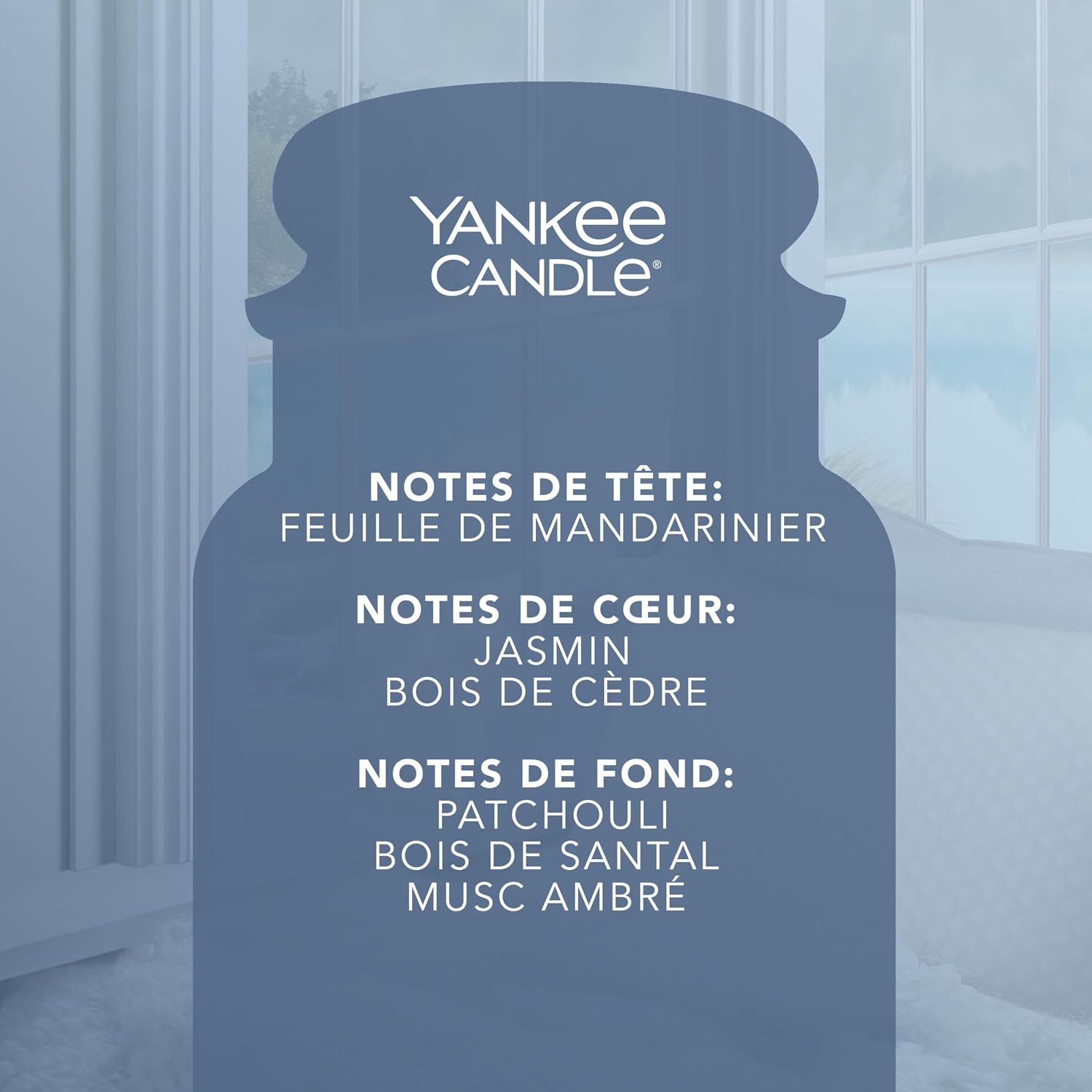 Detalle de Bougie parfumée Havre de paix de Yankee Candle – format jarre, 110–150 h, 623 g