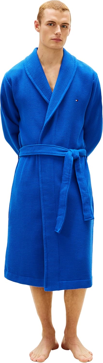 Thumbnail 3 de Tommy Hilfiger Waffle Bathrobe Uomo Um0um03524 – Comfort raffinato e sostenibile
