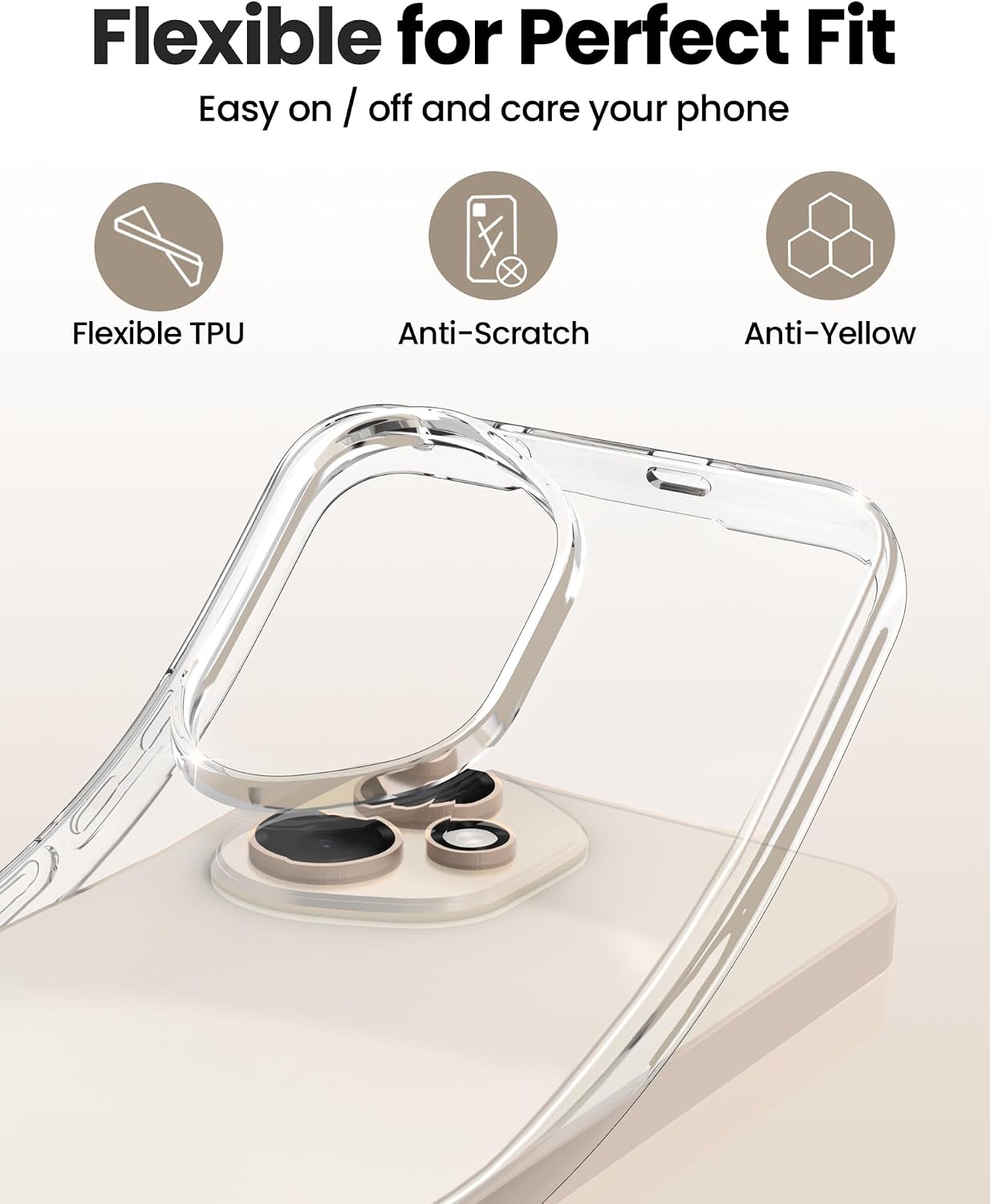 Detalle de ACRONIX Cover trasparente in TPU per Honor 400 5G (non per 400 Lite) con protezione antiurto