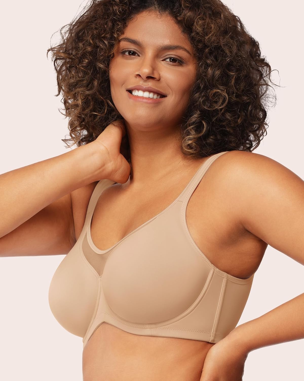 Thumbnail 1 de HSIA Cooling Shaping Full-Coverage Bra (Extra-Large), Underwire Support, Coolcomfort Technology