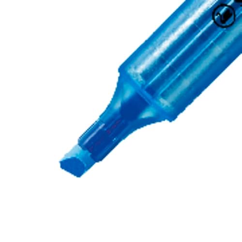 Detalle de STABILO Swing Cool: marcador fluorescente con antisecado y dos grosores (2 y 5 mm) en 8 colores