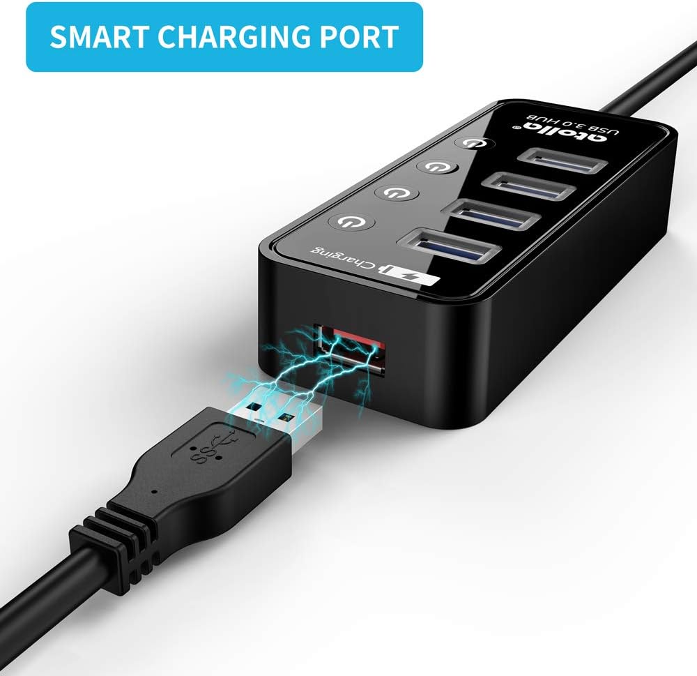 Thumbnail 4 de atolla USB Hub 4-port USB 3.0 with smart charge