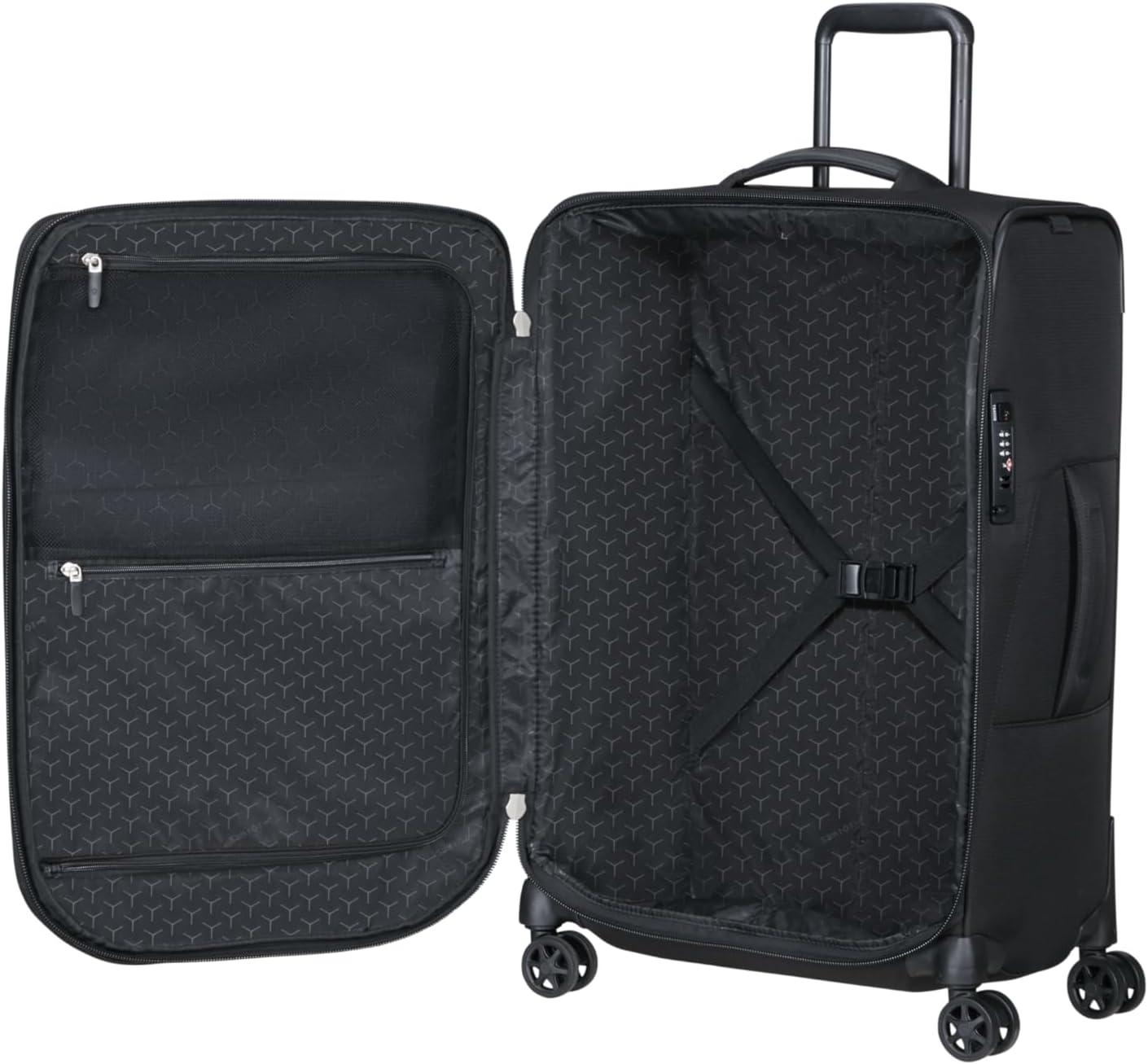 Detalle de Samsonite Spark SNG Eco: Valigia morbida espandibile 67 cm, leggera e sostenibile