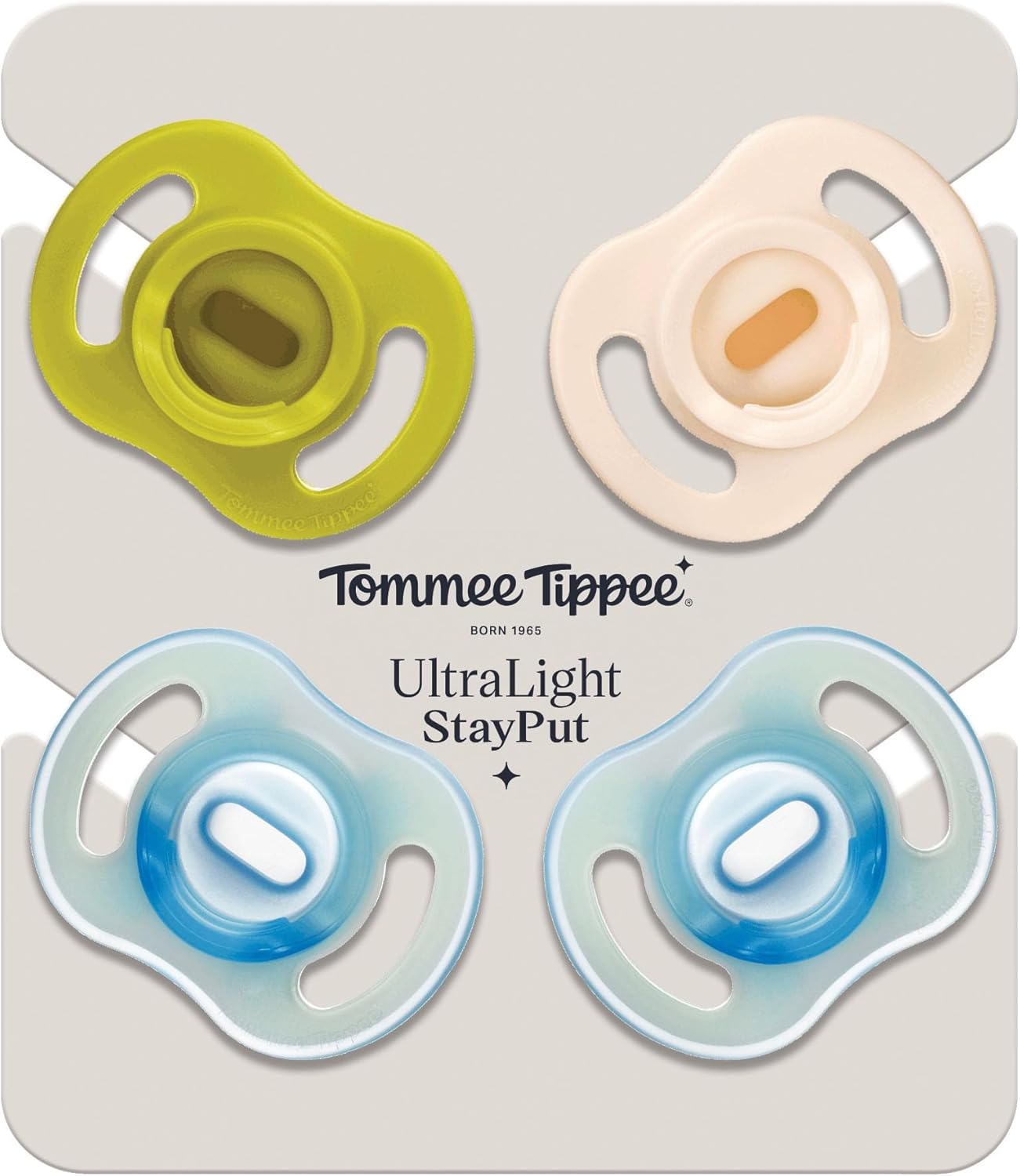 Thumbnail 1 de Tommee Tippee Ciuccio Ultra-light Giorno e Notte 6-18 Mesi – confezione da 4, con 2 succhietti luminescenti