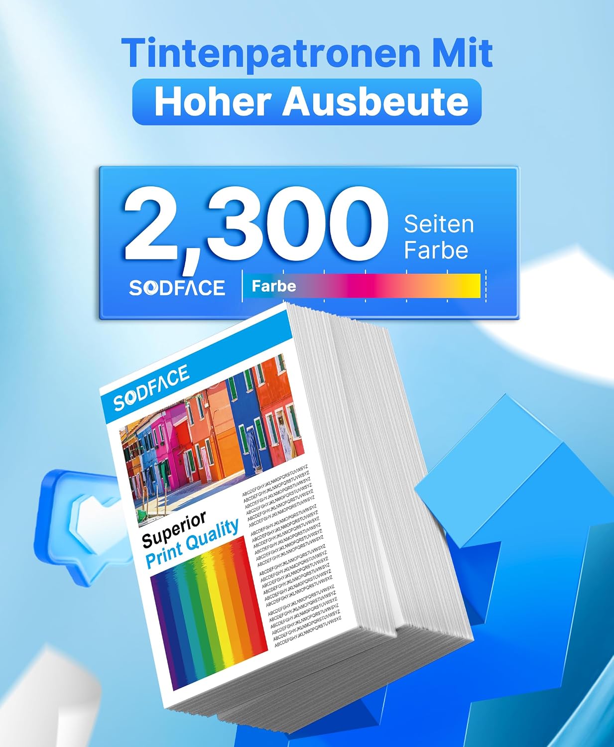 Thumbnail 2 de SODFACE TN247 TN-243cmyk 4er-Pack Toner