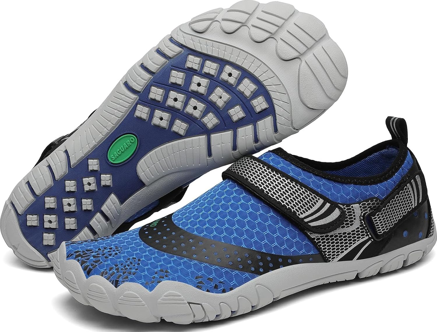 Saguaro Chaussures aquatiques antidérapantes avec séchage rapide et 7/9 trous de drainage (GR.35-48)