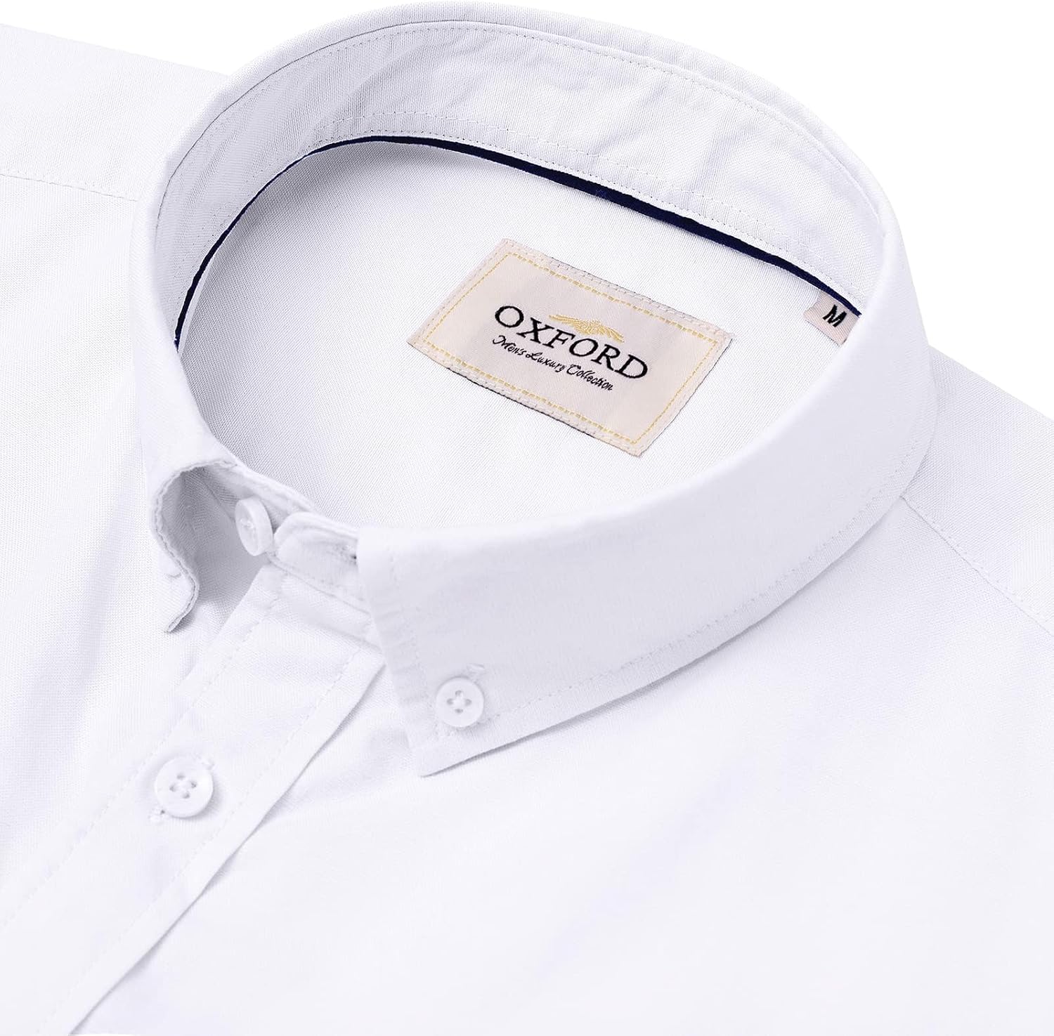 Thumbnail 3 de Alimens & Gentle Men's Short Sleeve Oxford Shirt, Regular Fit, Button-Down Collar with Pocket